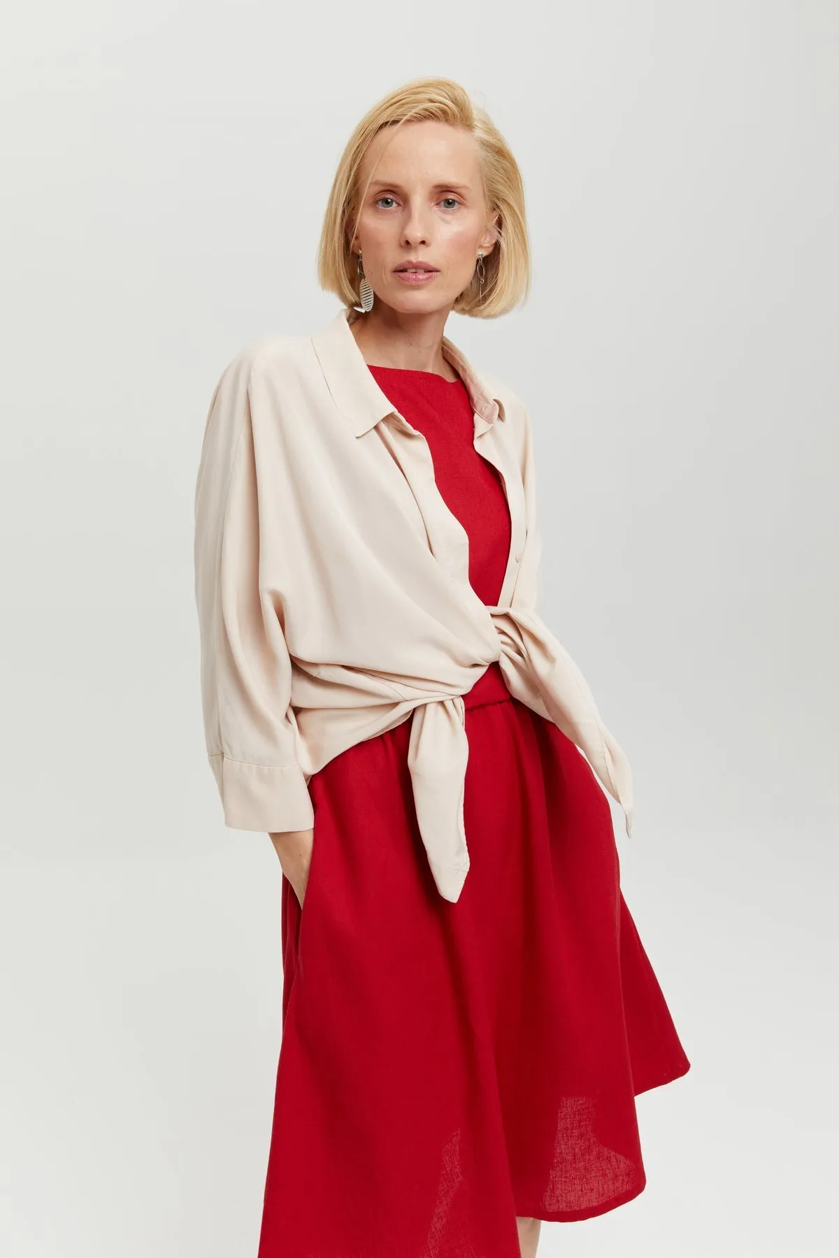 Nane Dress Red