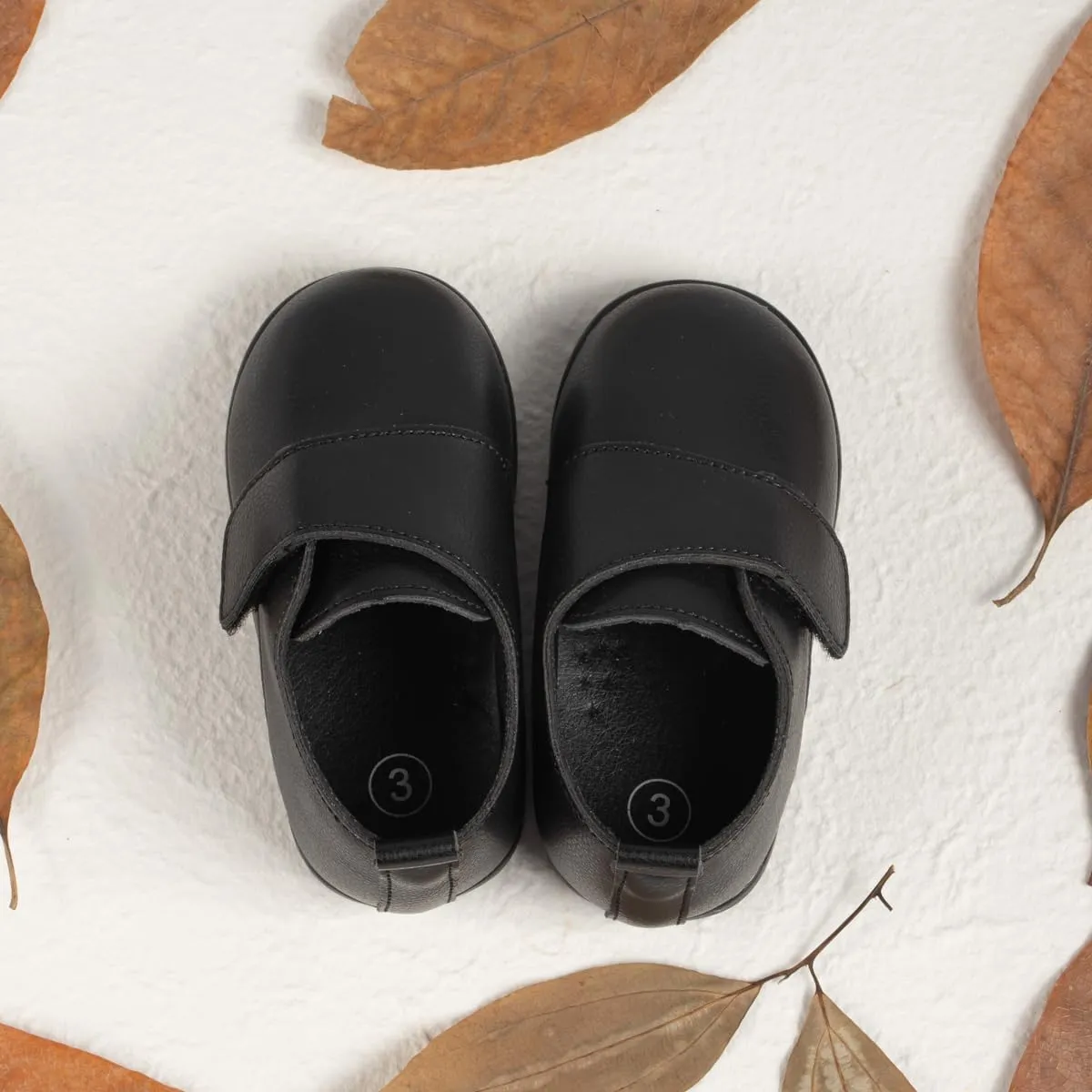 ohsofy Infant Baby Boy Oxford Shoes PU Leather Loafers Rubber and Soft Sole Wedding Dress Shoes Toddler Girl Baby Walking Shoes