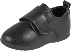 ohsofy Infant Baby Boy Oxford Shoes PU Leather Loafers Rubber and Soft Sole Wedding Dress Shoes Toddler Girl Baby Walking Shoes