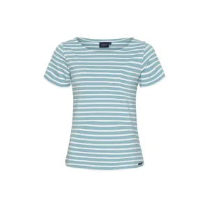 Pam UV-Tee - Aqua Blue/White