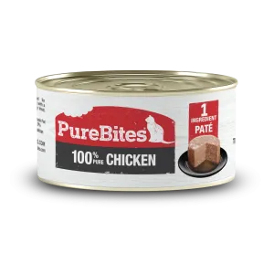 PureBites 100% Pure Chicken Pate Cat Treat