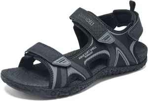 QUANDELI Men's Sport Sandals, Open Toe Water Sandals with Arch Support Waterproof Lightweight Casual Athletic Sandals for Outdoor Beach Travel Summer