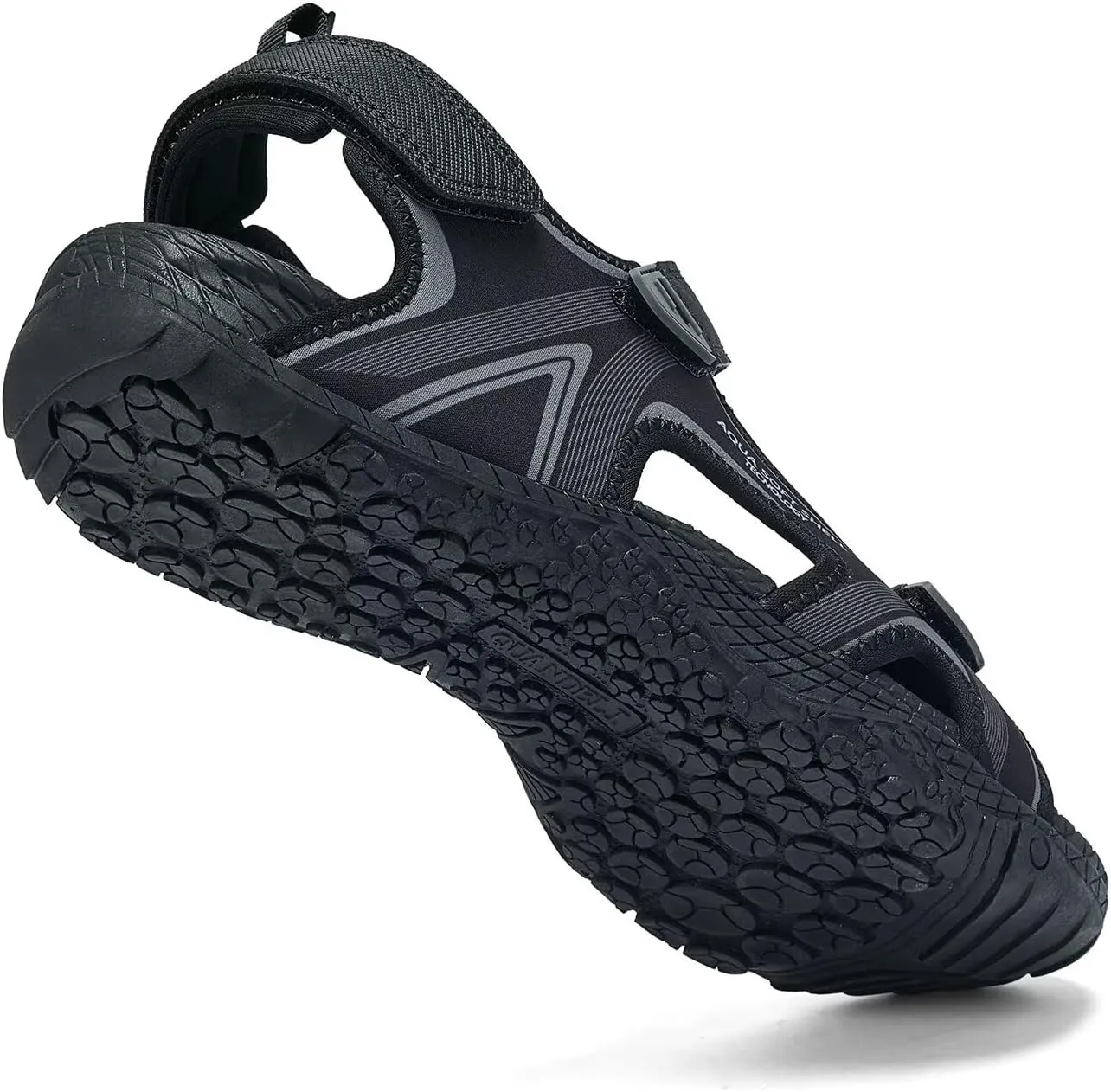 QUANDELI Men's Sport Sandals, Open Toe Water Sandals with Arch Support Waterproof Lightweight Casual Athletic Sandals for Outdoor Beach Travel Summer