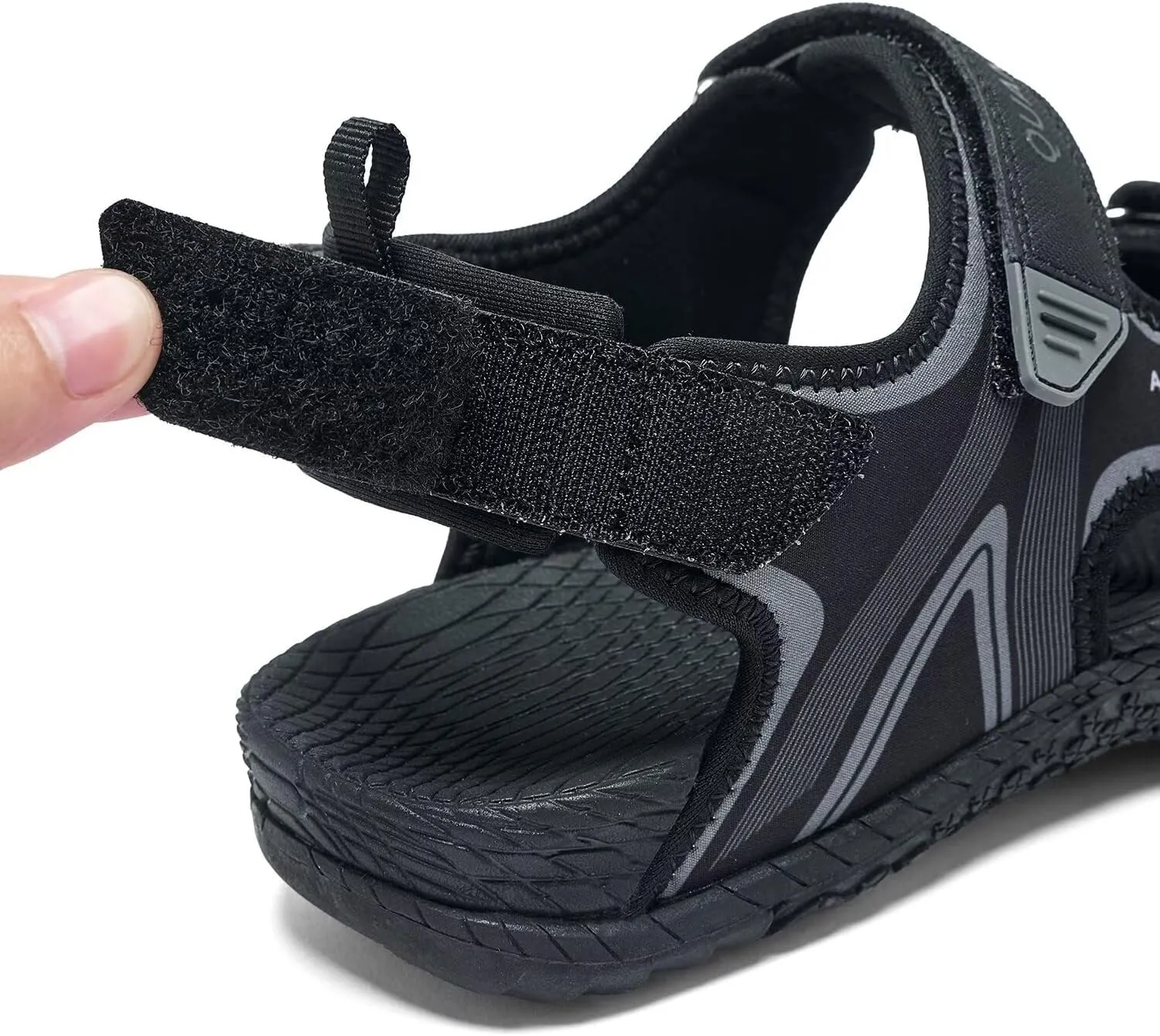 QUANDELI Men's Sport Sandals, Open Toe Water Sandals with Arch Support Waterproof Lightweight Casual Athletic Sandals for Outdoor Beach Travel Summer