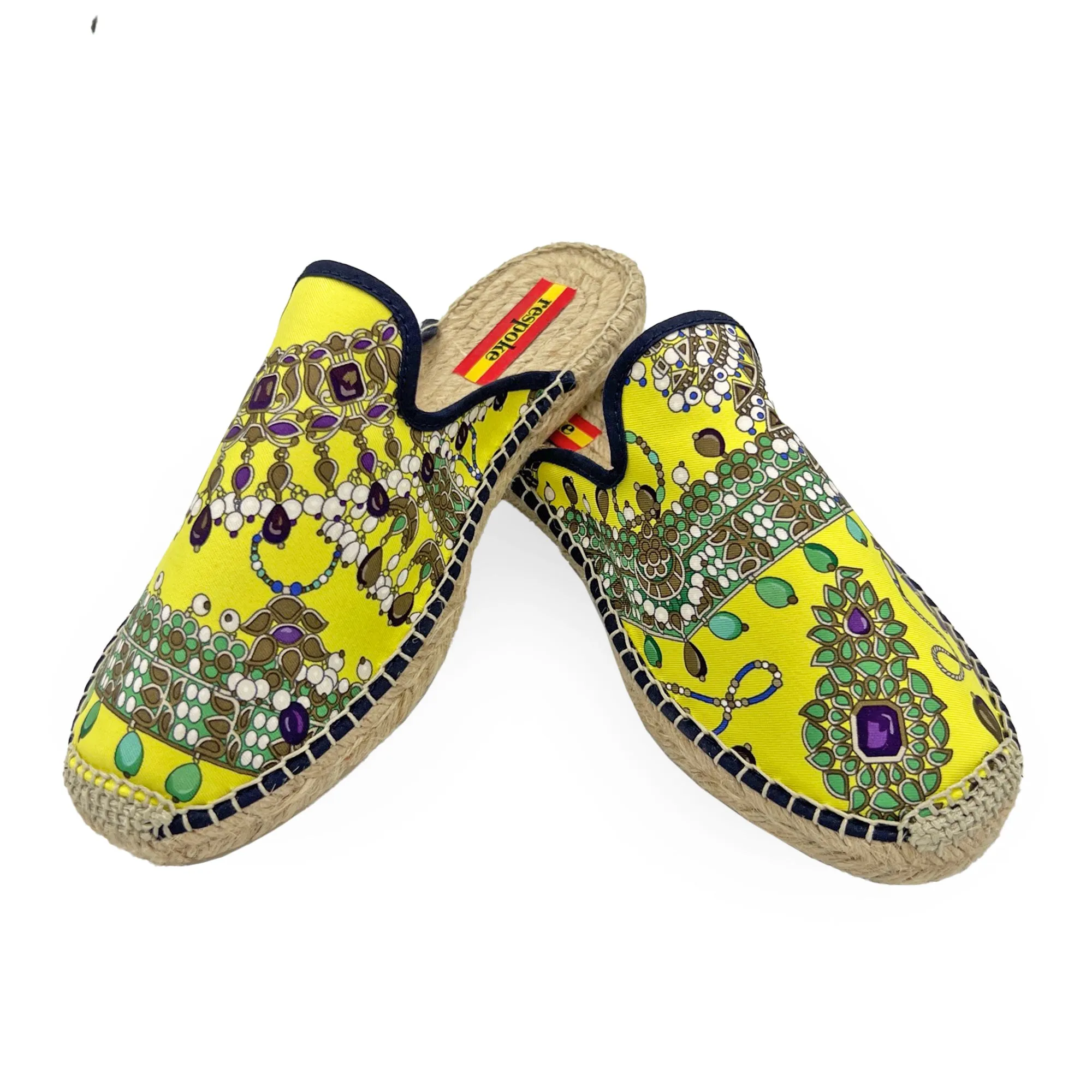 RAJA Yellow Mule Espadrilles
