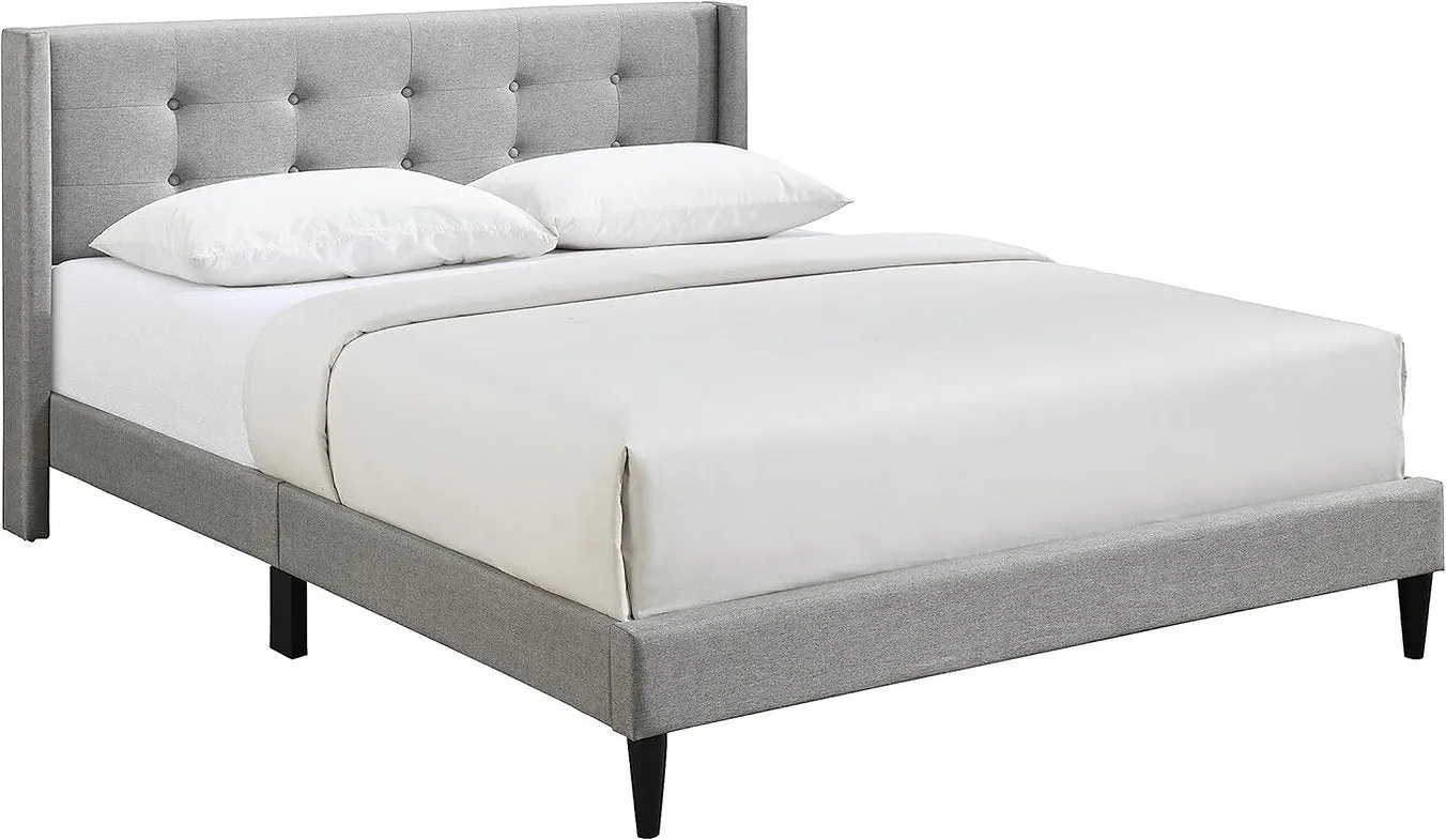 Sable Upholstered Bed | Button Tufted Bed