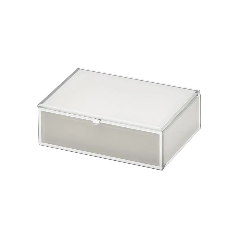 Sara Medium Jewellery Box - Off White