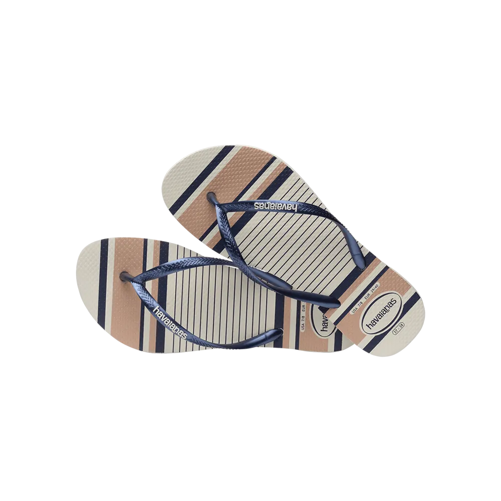 Slim Nautical Flip Flops