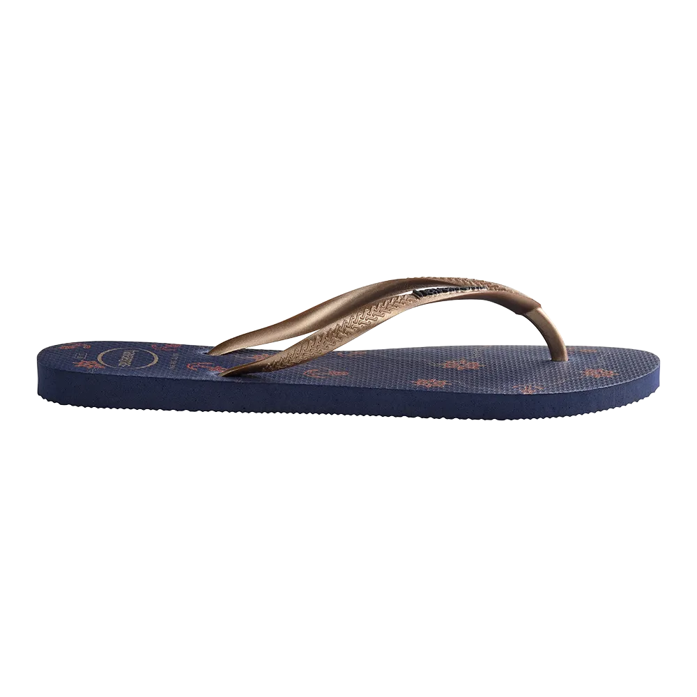Slim Nautical Flip Flops