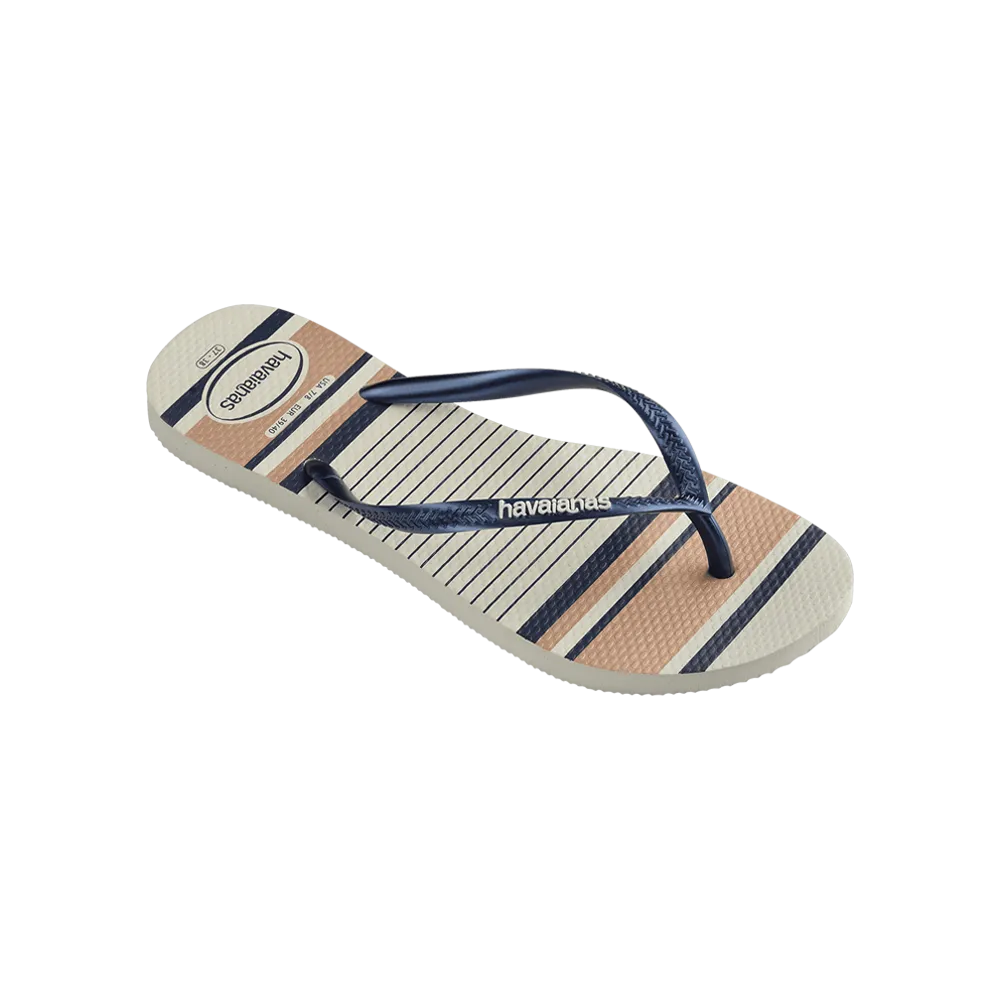 Slim Nautical Flip Flops