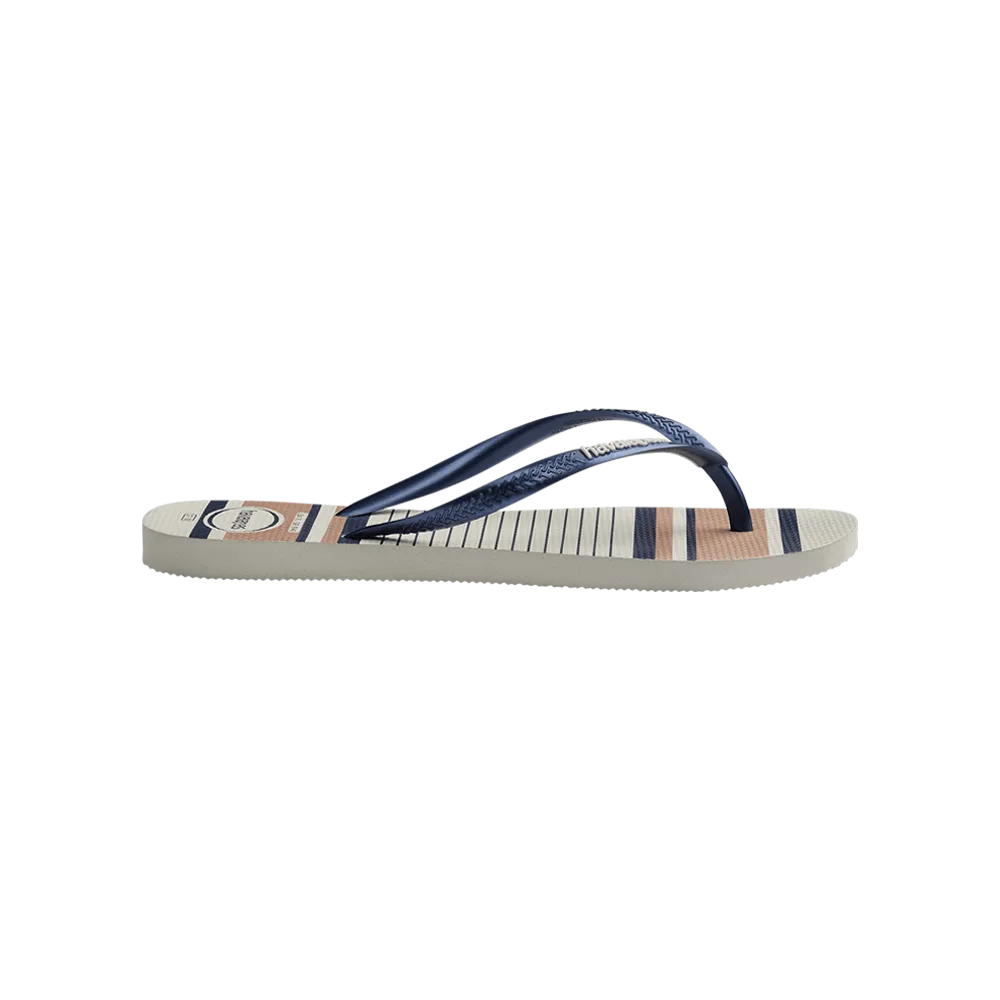 Slim Nautical Flip Flops