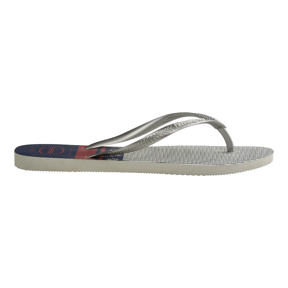 Slim Nautical Flip Flops