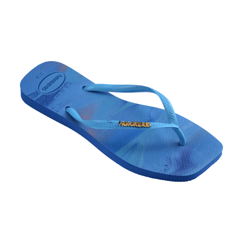 Slim Square Trendy Flip Flops