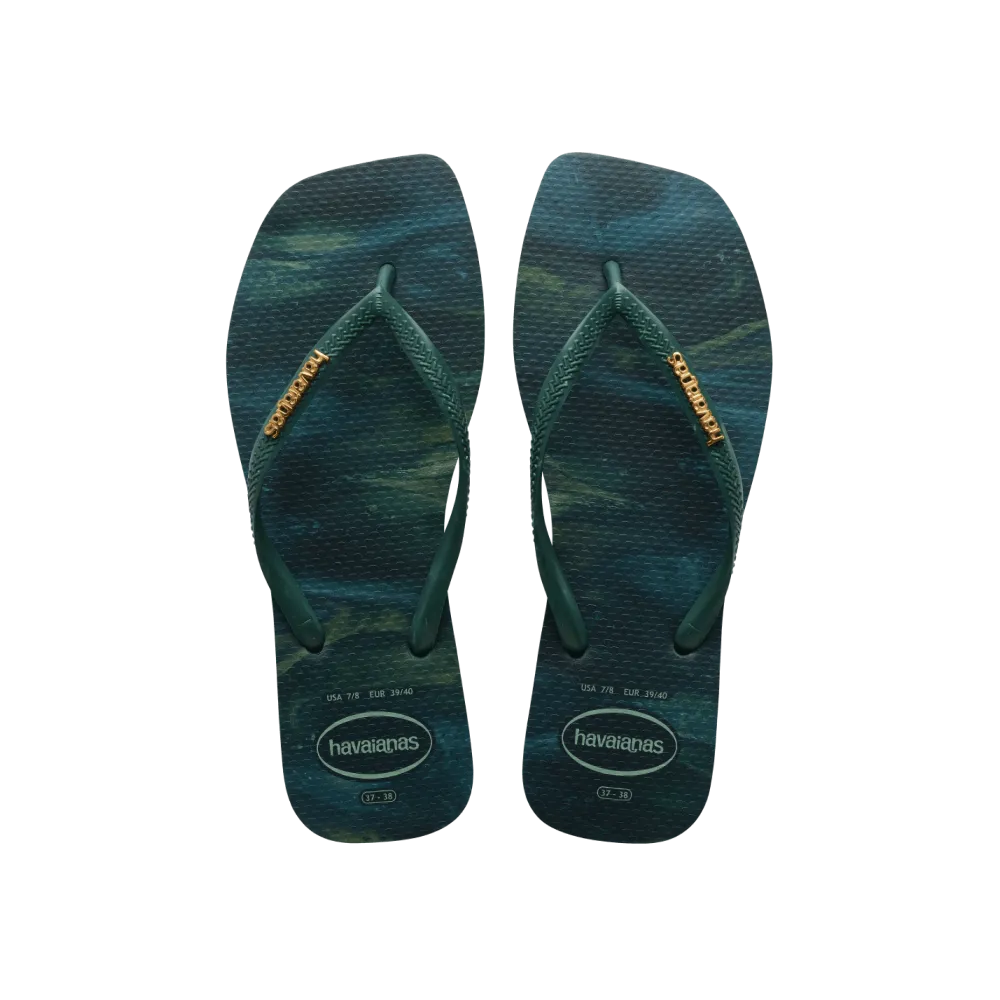 Slim Square Trendy Flip Flops