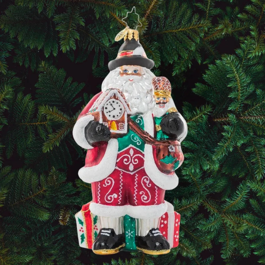 Wilkommen Santa Ornament by Christopher Radko