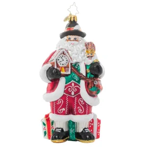 Wilkommen Santa Ornament by Christopher Radko