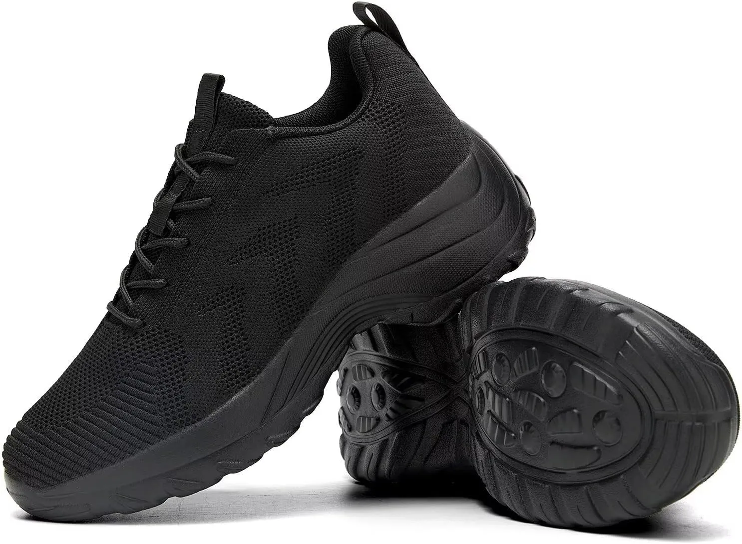 Womens Walking Shoes Arch Support Non Slip Work Lace up Sneakers Breathable Lightweight Comfort Wedge Platform
