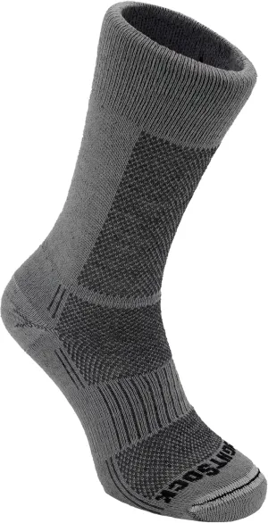 Wrightsock Merino Coolmesh II Crew Hiking Socks for Men and Women ?C Eco-Friendly Anti Blister Socks - American Made